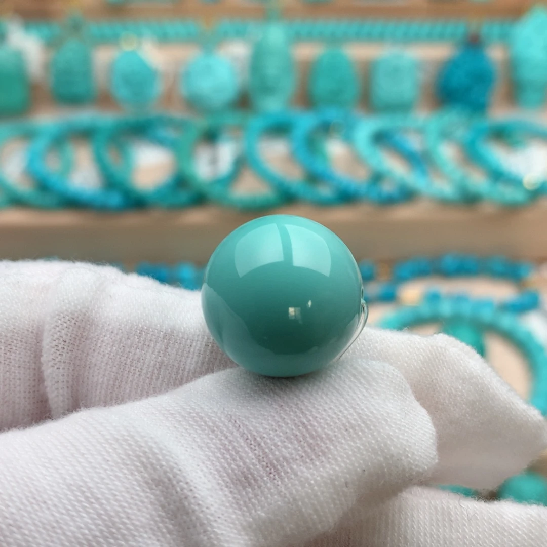 绿松石未镶嵌珠宝奇石16mm