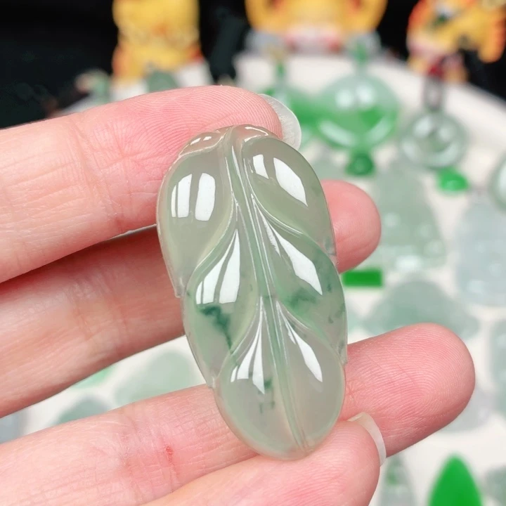 颈饰未镶嵌翡翠缅甸天然A货翡翠