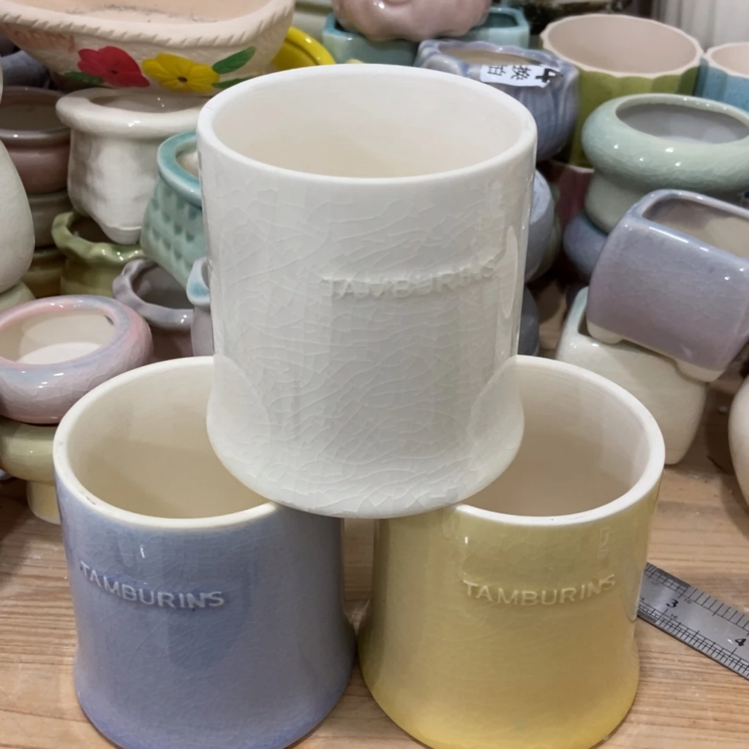 红陶高温陶瓷花盆