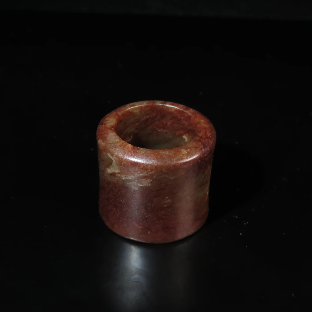 民国提色玉扳指/MZ092967/和田玉/民族文物