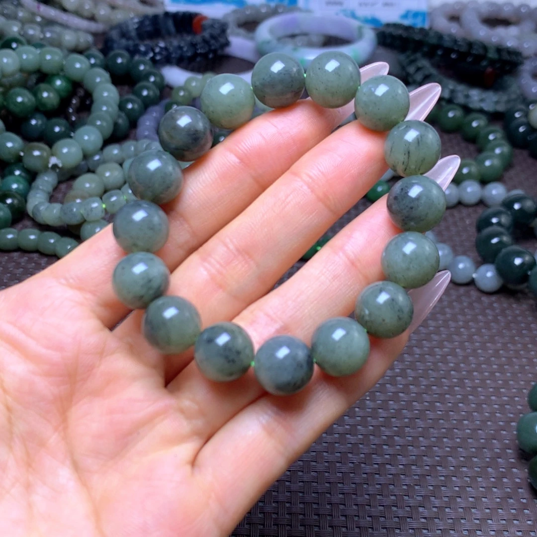 和田玉未镶嵌手串卡12