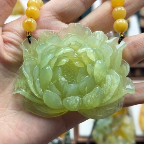 岫玉挂件未镶嵌挂件