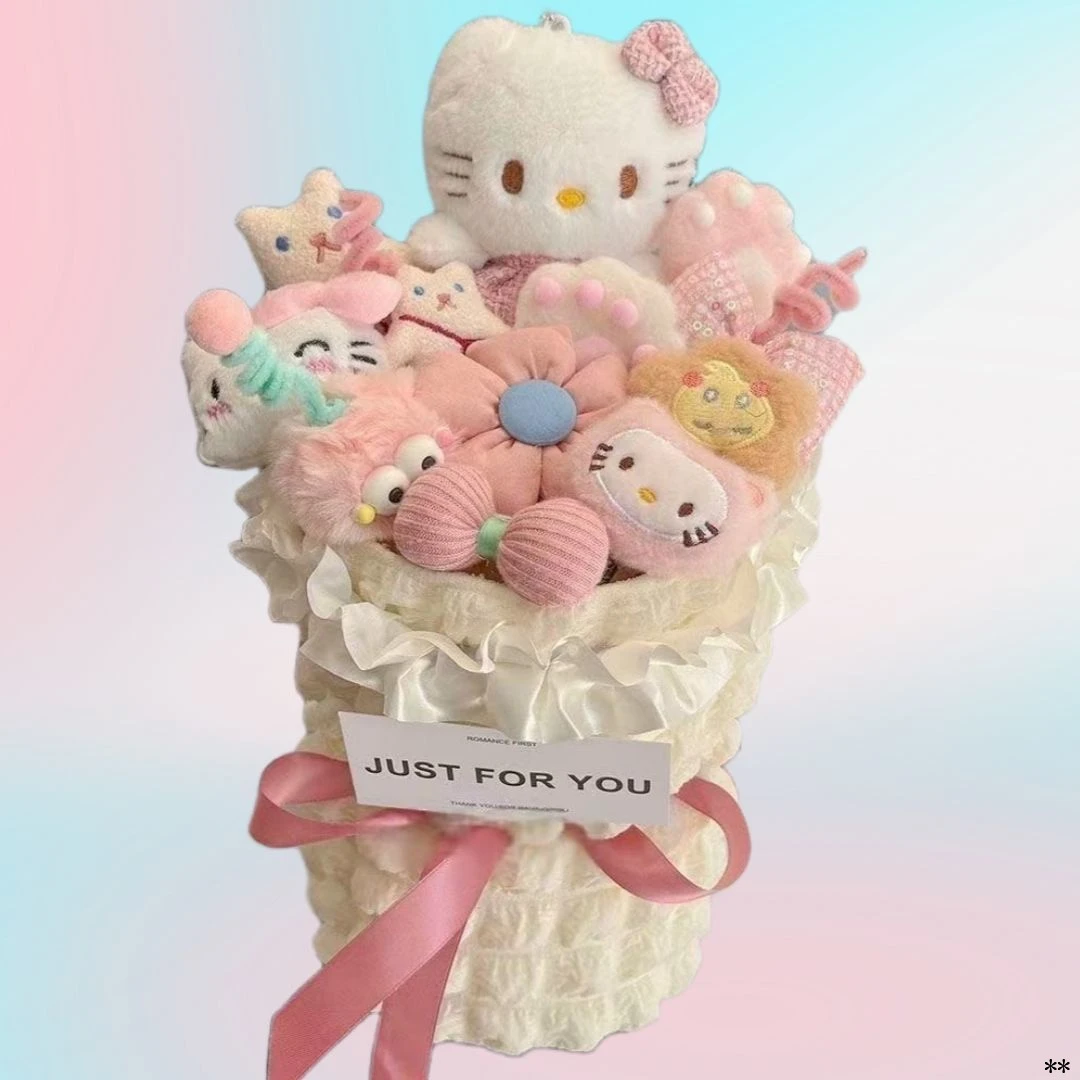 可爱毛绒玩具生日礼物女孩卡通花束玉桂狗库洛米伴拍毕业送闺蜜