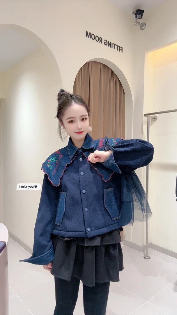 大观欧货时尚百搭披肩短外套