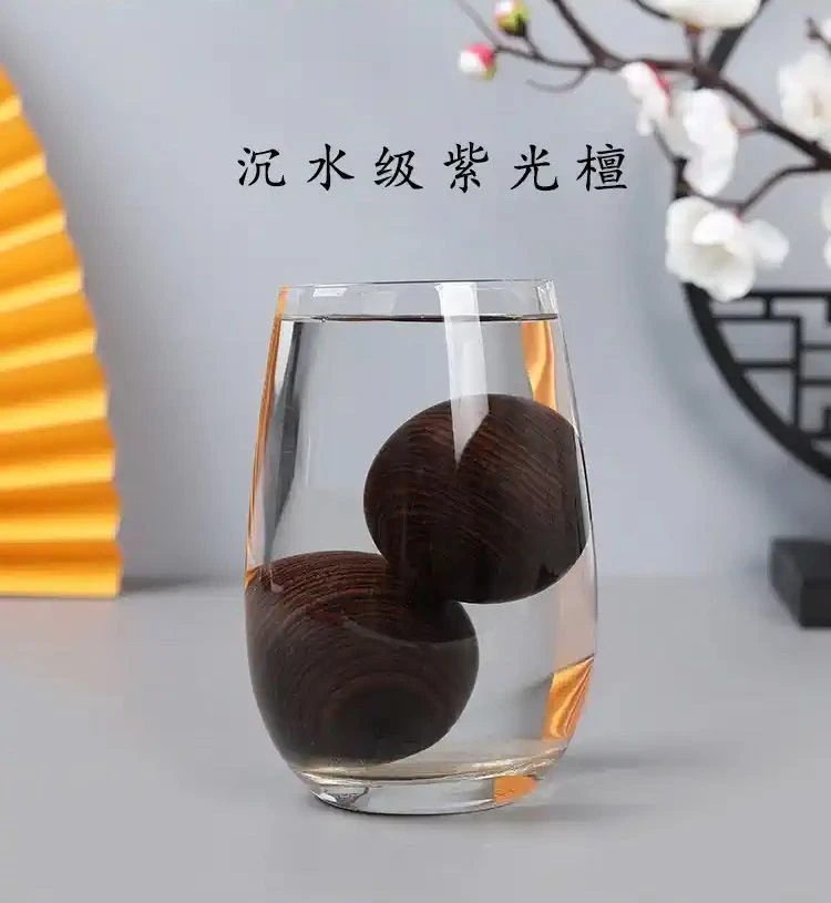 紫光檀木中老年健身手球解压锻炼手指握力球手握球老人把玩