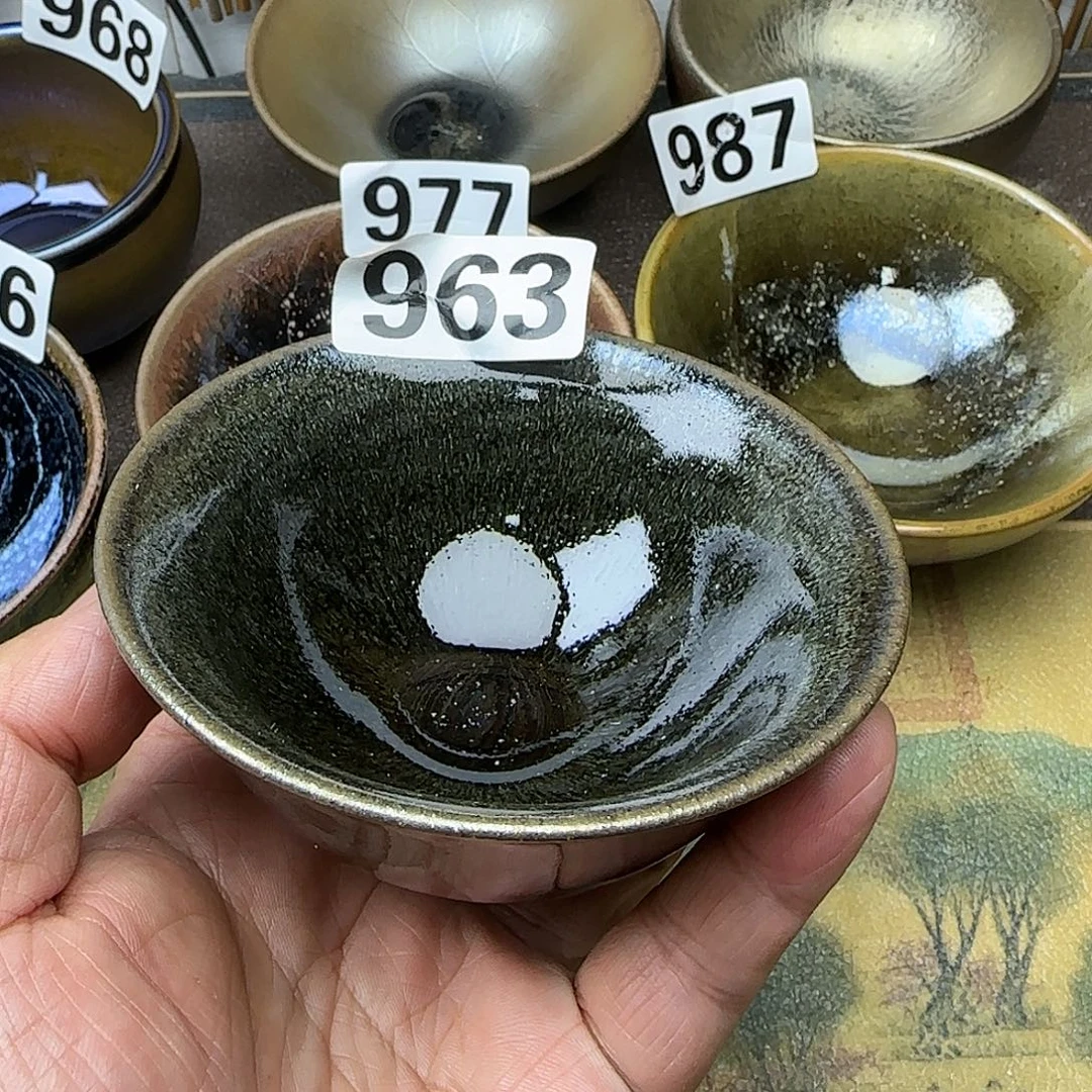 茶盏建盏杯主人杯龙窑柴烧