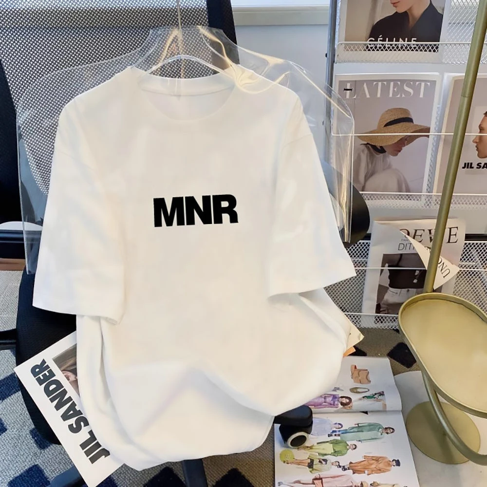 档口清货160-180码 情侣装宽松大码女装棉质冰瓷棉短袖T恤衫