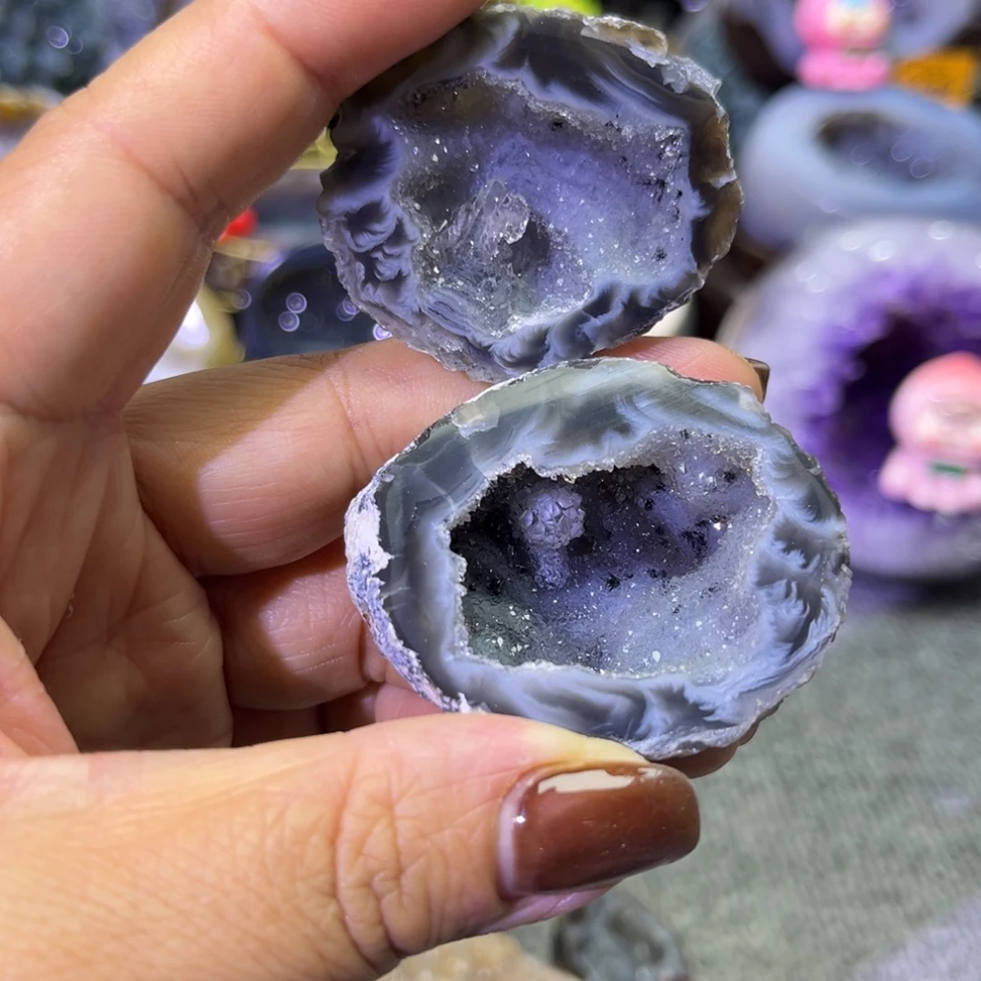 紫晶摆件未镶嵌水晶
