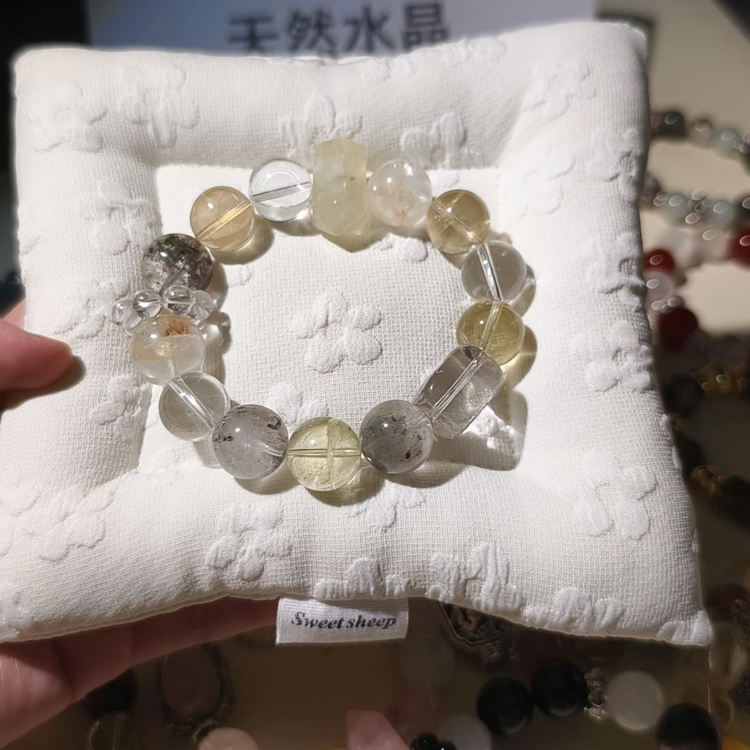 未镶嵌水晶手链默认微瑕 no 退no换
