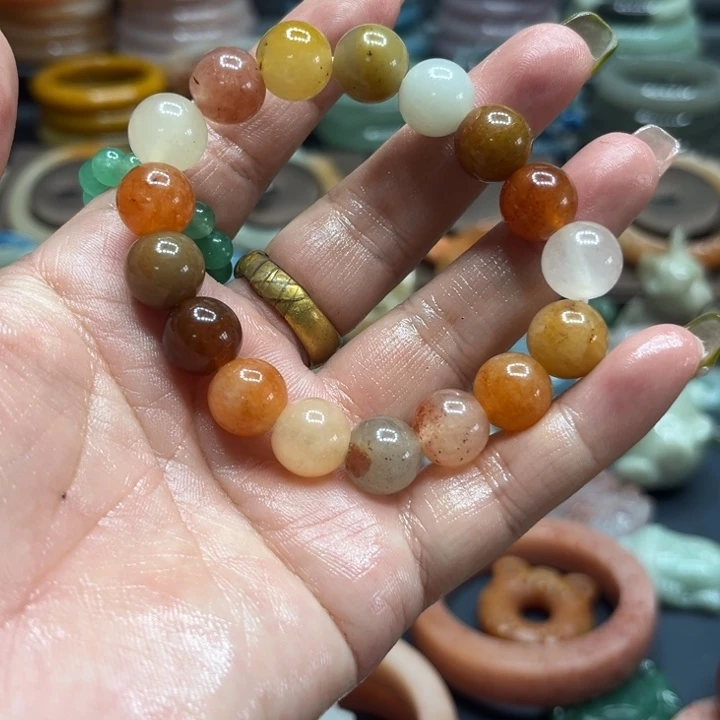 合金手链石英质玉