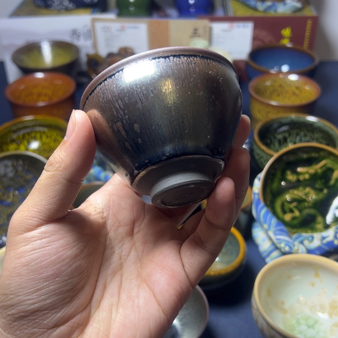 茶盏建阳建盏喝茶主人杯