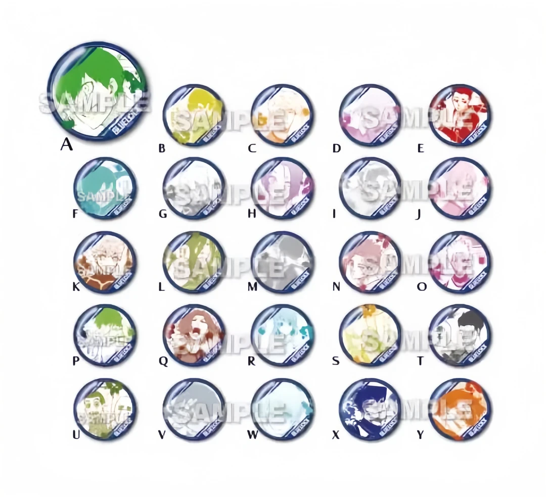 蓝色监狱（鹿鹿日谷）蓝锁铁人抽赏吧唧徽章