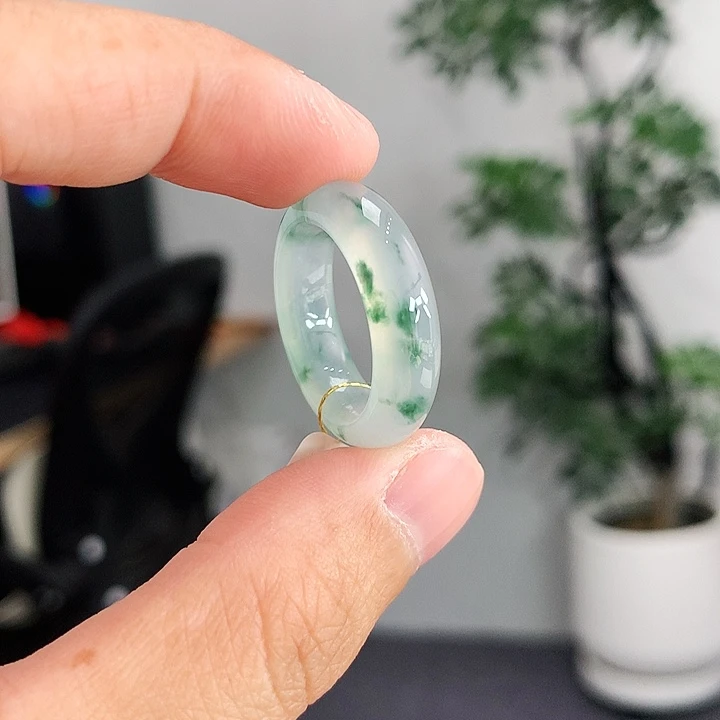 翡翠未镶嵌戒指15号