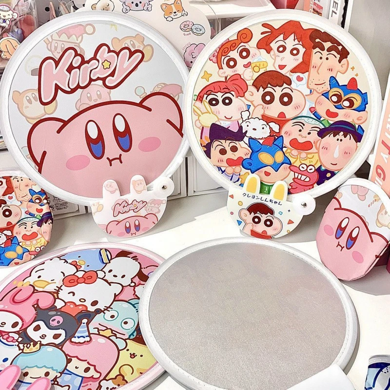 【出游必备】可爱卡通折扇小团扇创意折扇反光扳手摇扇随身便携