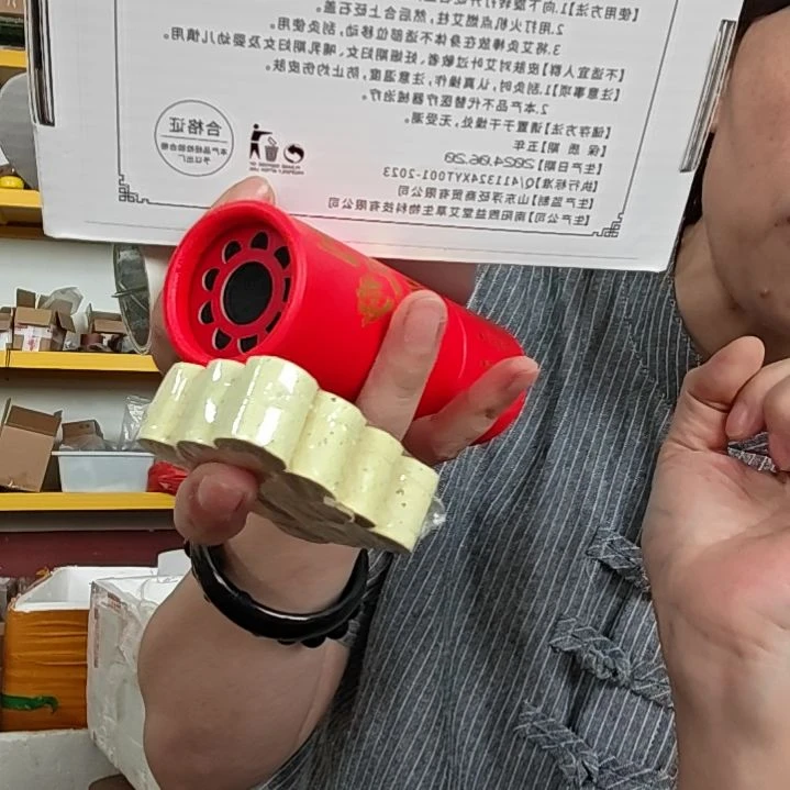 泗水砭石文化馆艾灸仪手把件