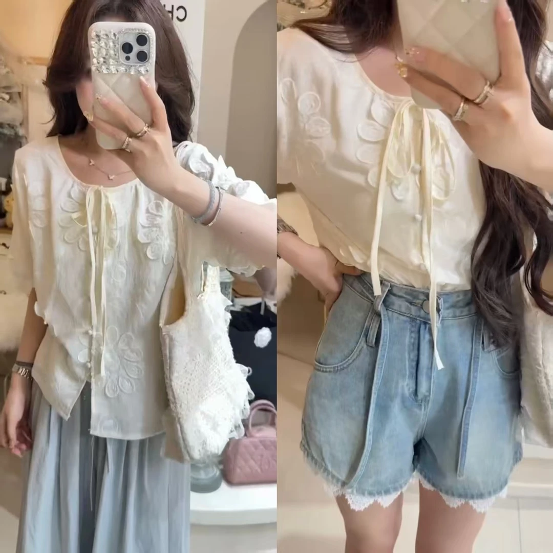 5197重工森系花花上衣