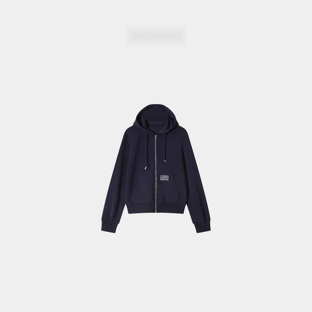 连帽宽松慵懒拉链卫衣外套M- 30099