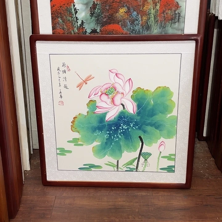 国画带框尺寸63*63厘米