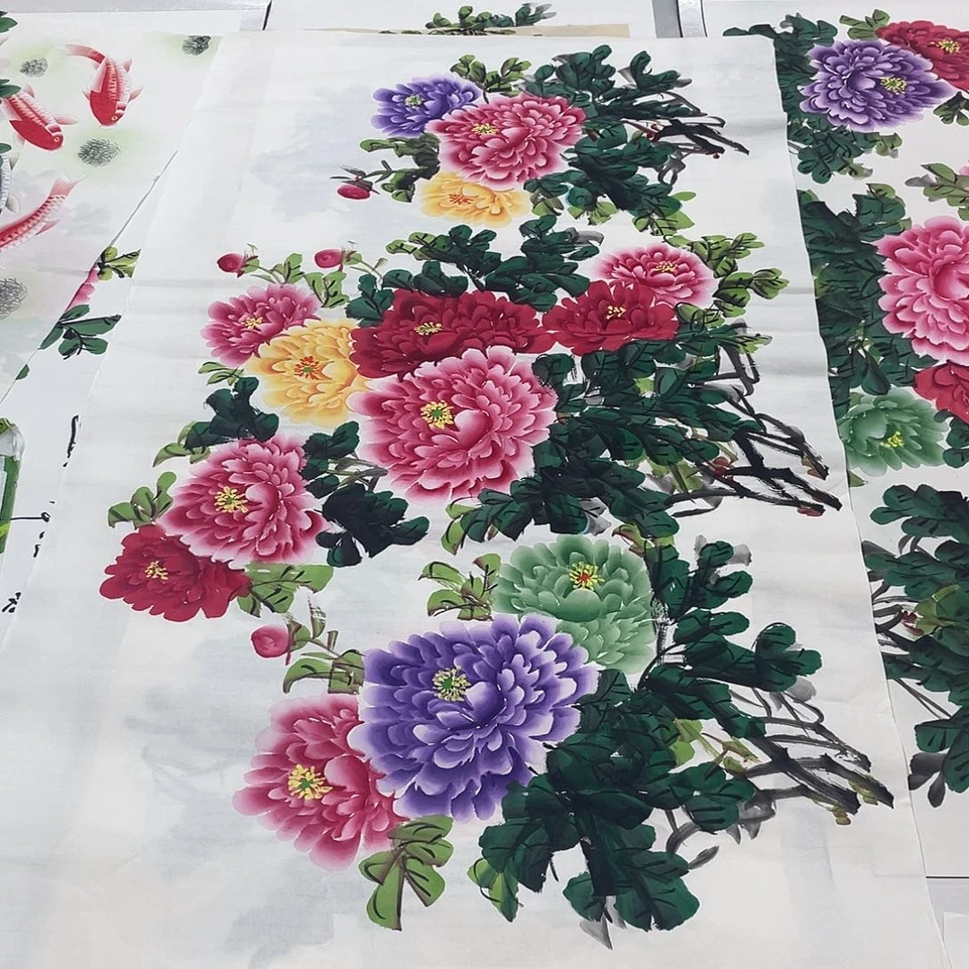 国画国画作品原稿大六尺横幅180✖️1米