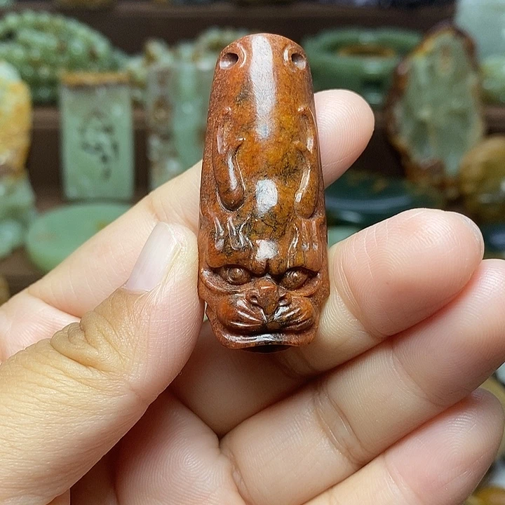 岫岩河磨玉（透闪石质玉）未镶嵌颈饰