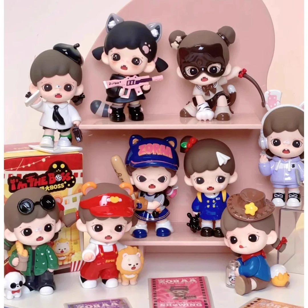 zorra4代我是大BOSS盲盒四代zoraa潮玩手办女孩摆件公仔玩偶模型