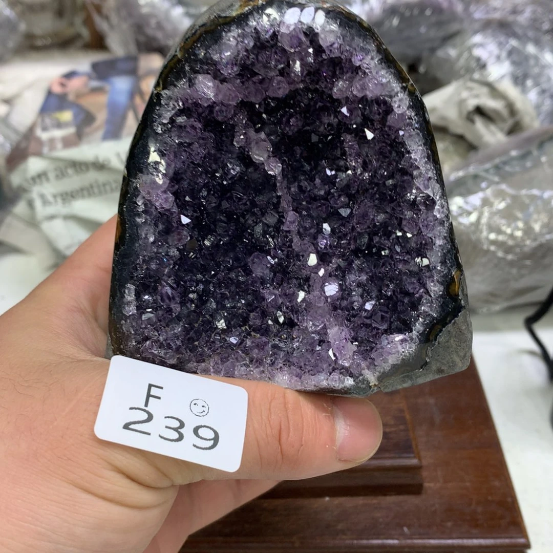未镶嵌摆件紫晶水晶
