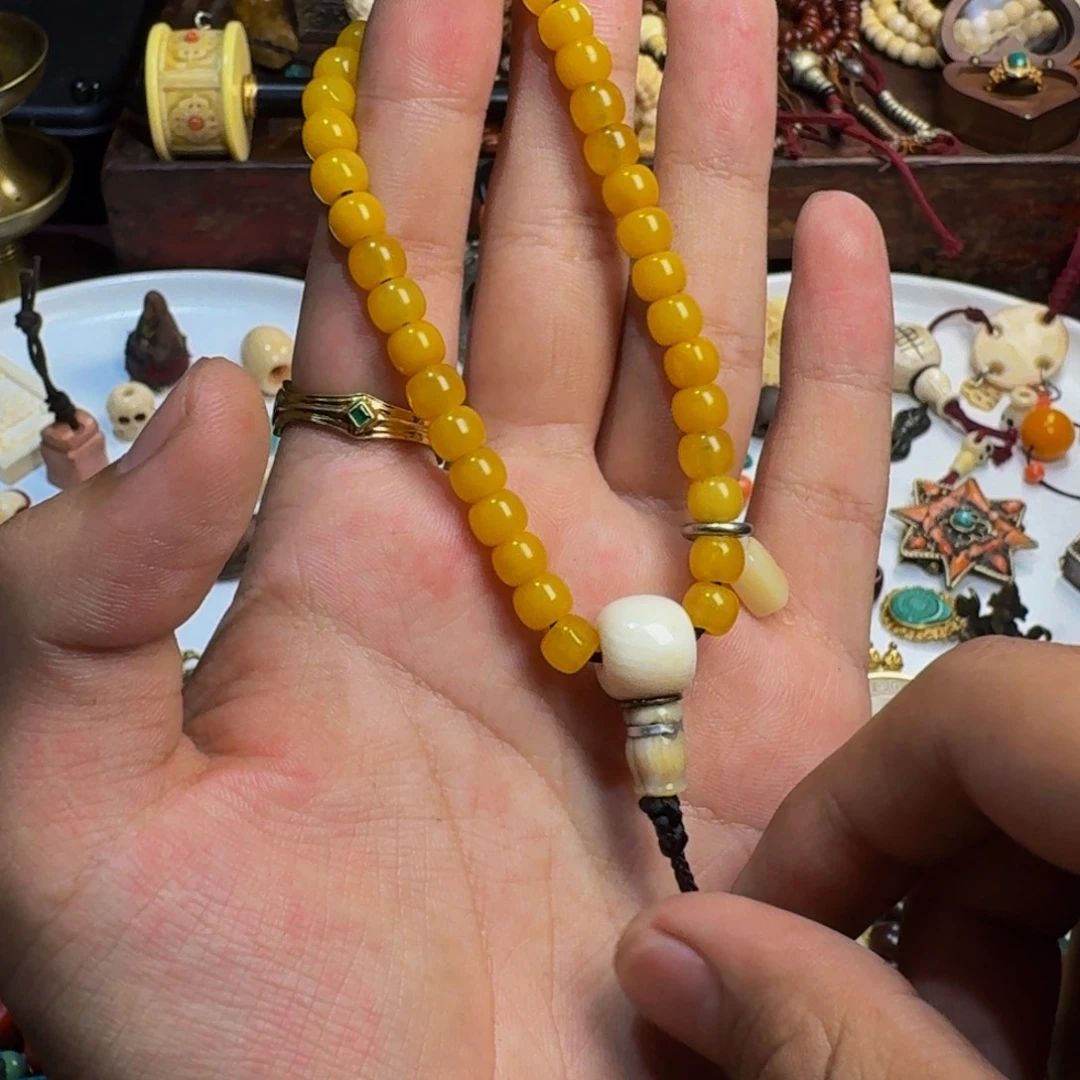 颈饰玻璃藏传琉璃小元素