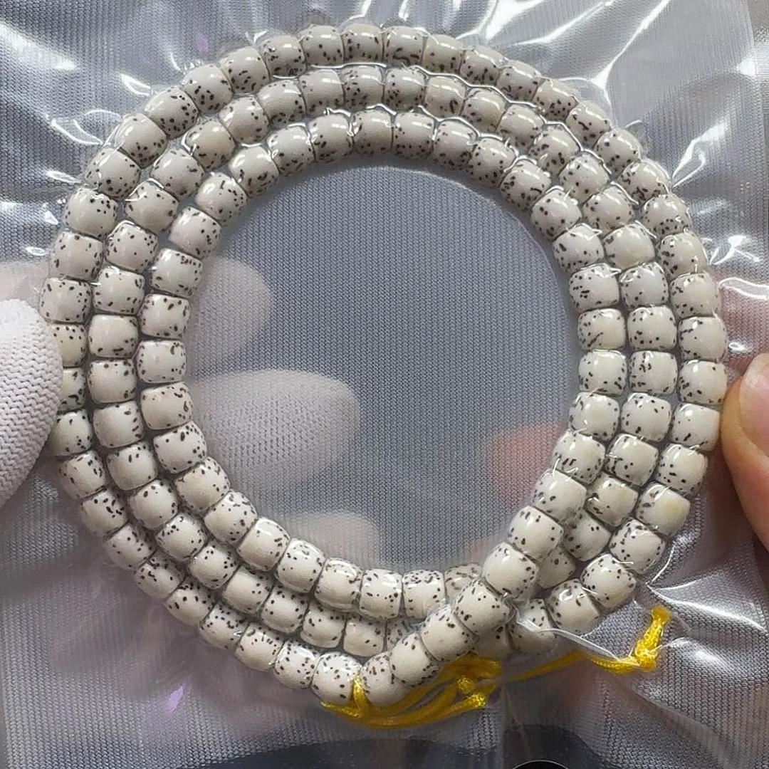 星月菩提手串8*7原生态留白直切（轻微氧化