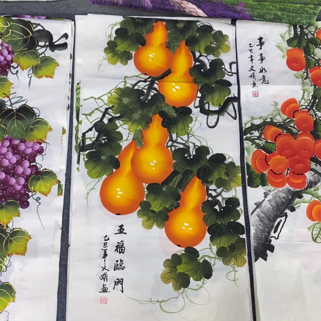 国画尺寸100✖️50三尺手绘画