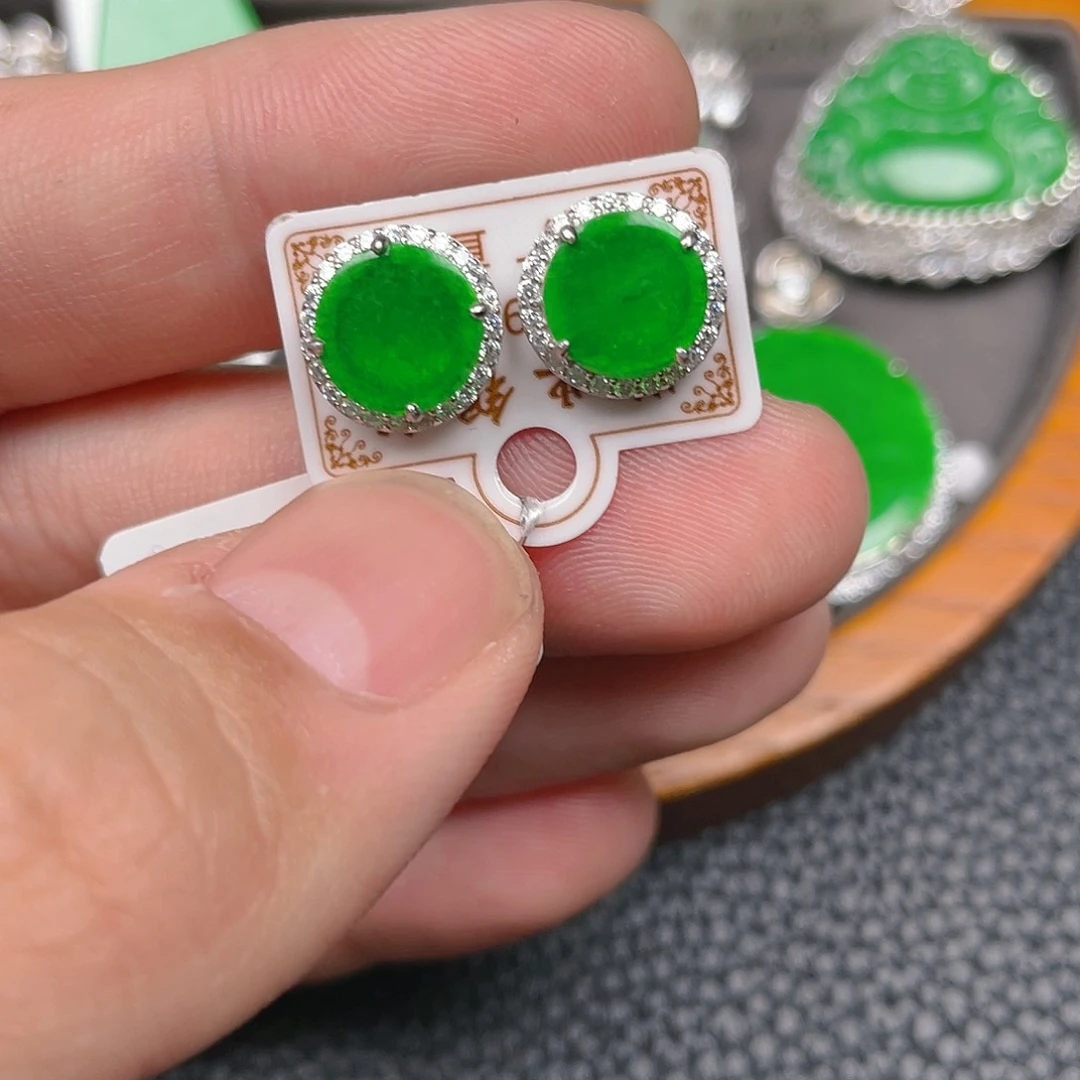 【闪购商品】翡翠吊坠(不含链)银S925镶嵌