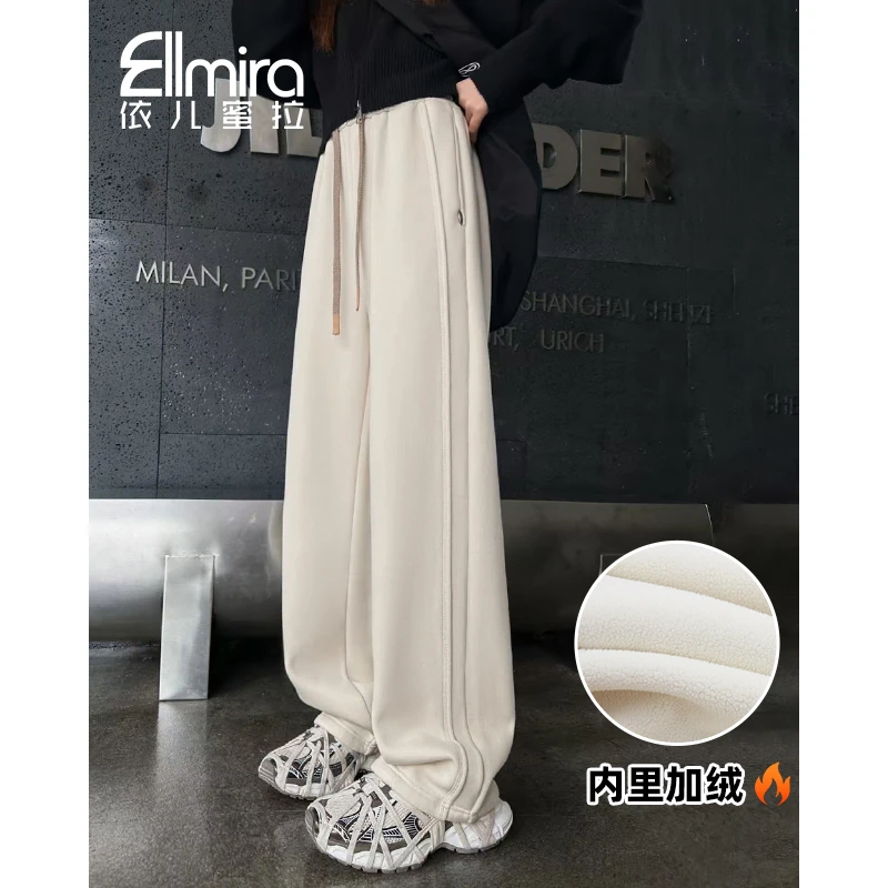 8781女童卫裤加绒特厚冬季大童运动裤直筒儿童裤子新款