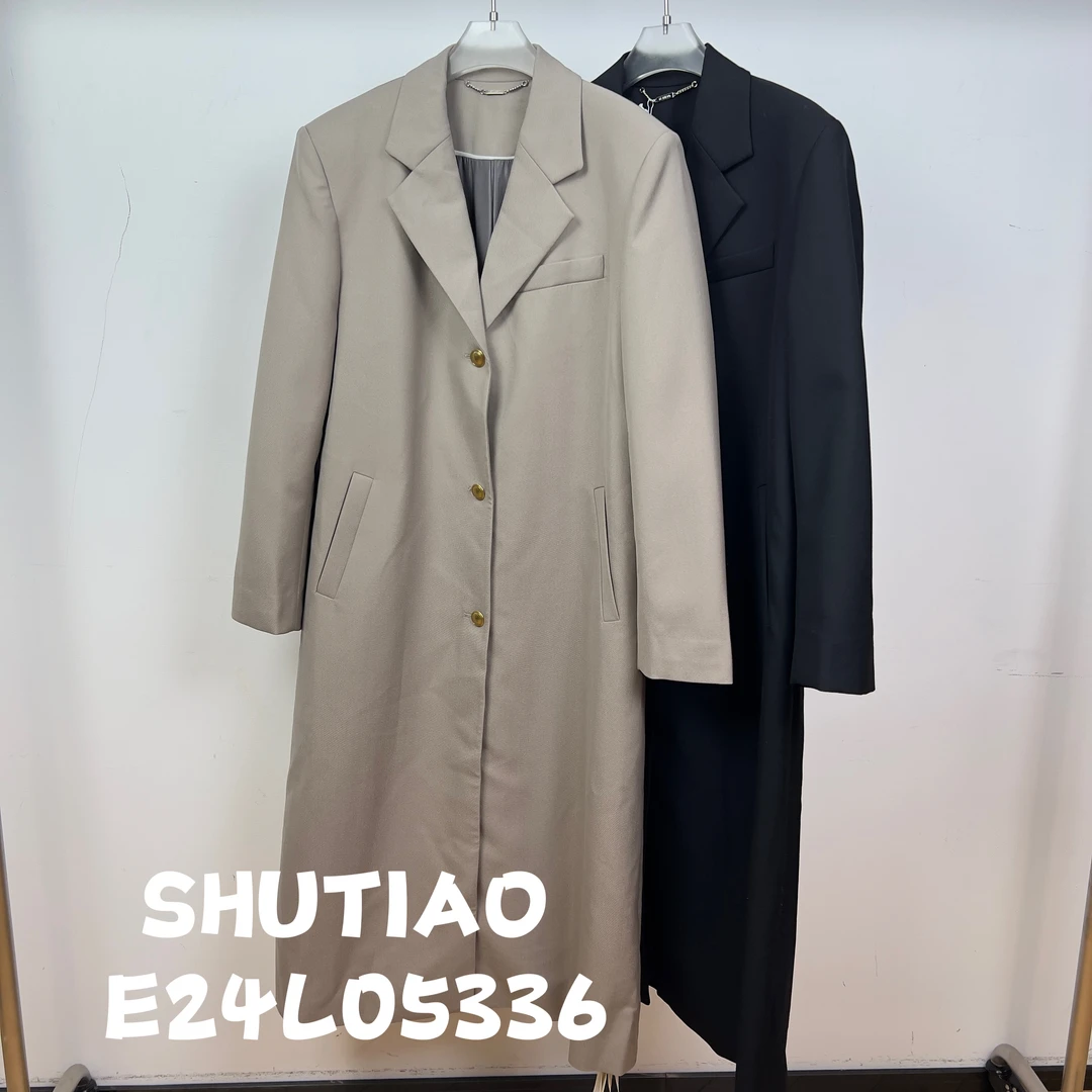 【SHUTIAO】2024秋冬：新款小众设计款外套E24L05336