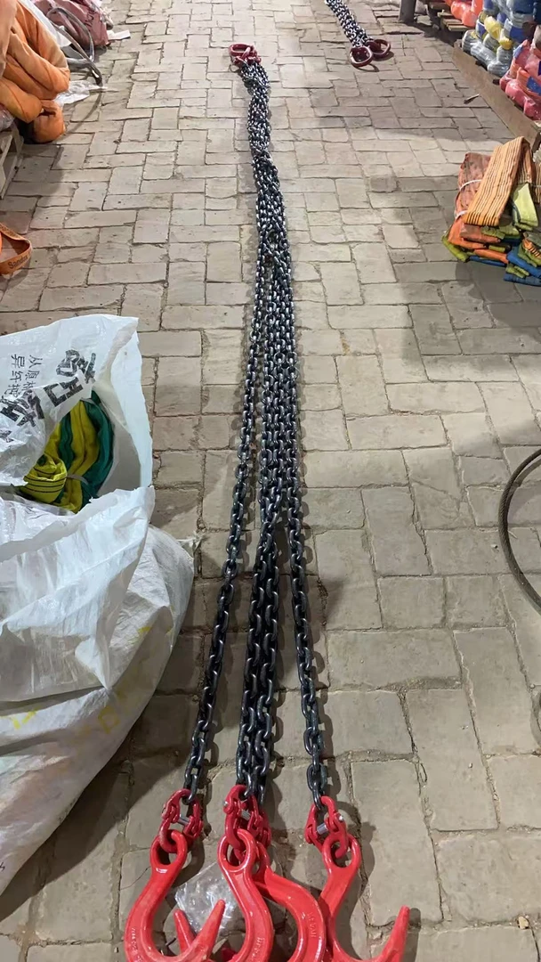 特！8吨一拖四锁具8mmG80锰钢链条总长4米 单腿3.8吨大开口