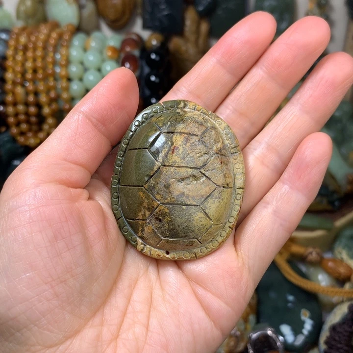 岫岩河磨玉（透闪石质玉）未镶嵌把件用****8