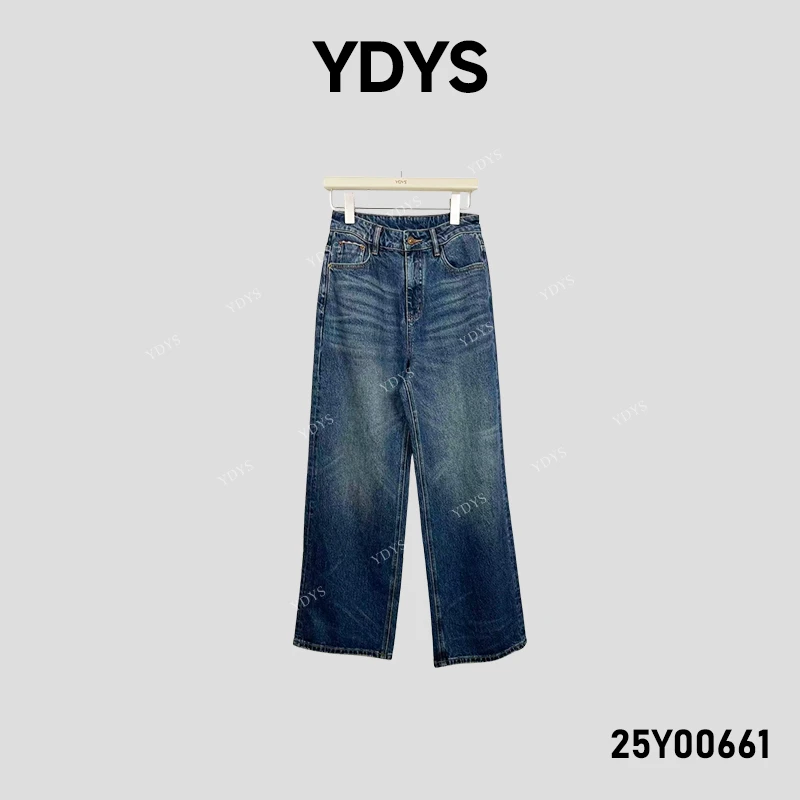 【YDYS】25Y00661 2025新款时尚气质小众牛仔裤