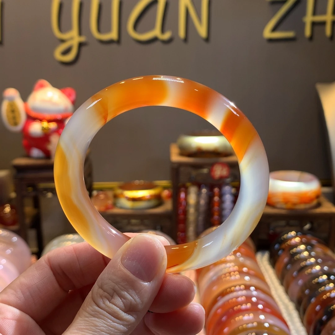玛瑙/玉髓未镶嵌手镯31号