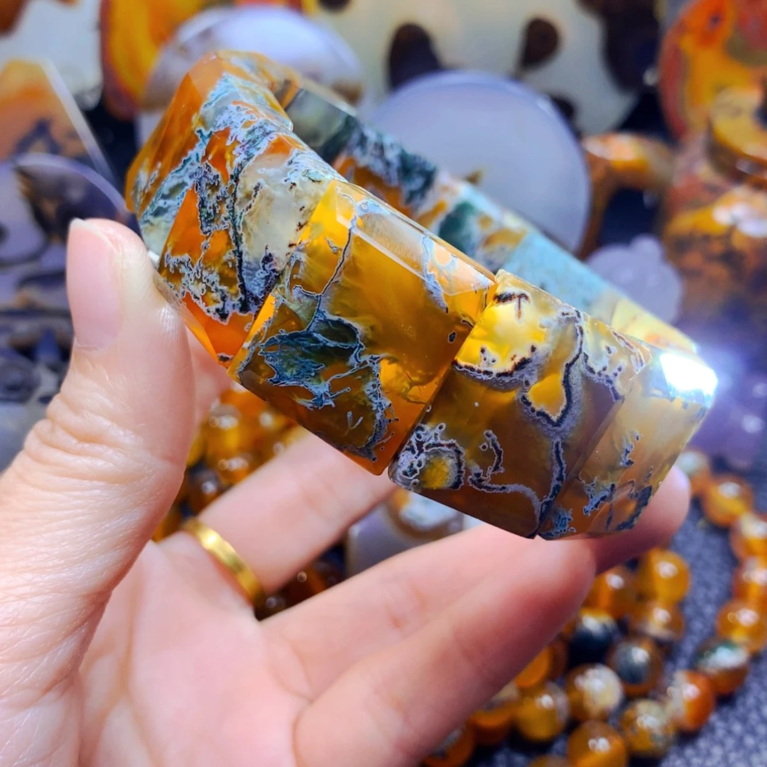 玛瑙/玉髓手牌6未镶嵌用****1