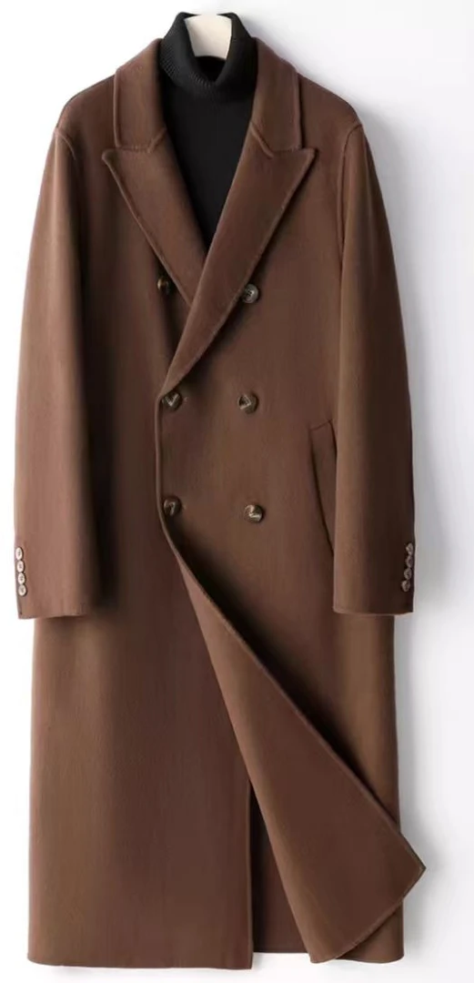 2391-2400女士百搭显瘦羊毛大衣毛呢外套