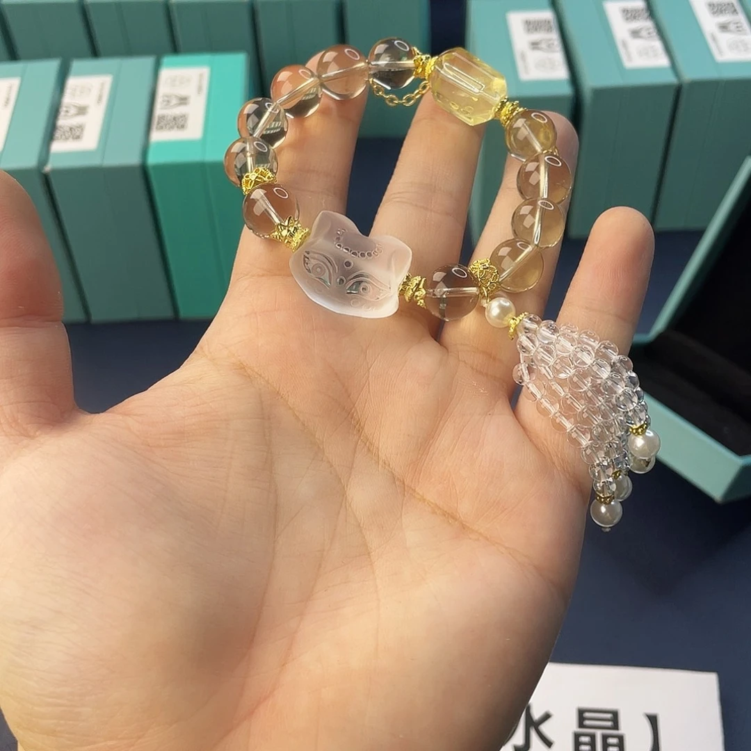 银S925镶嵌水晶手链