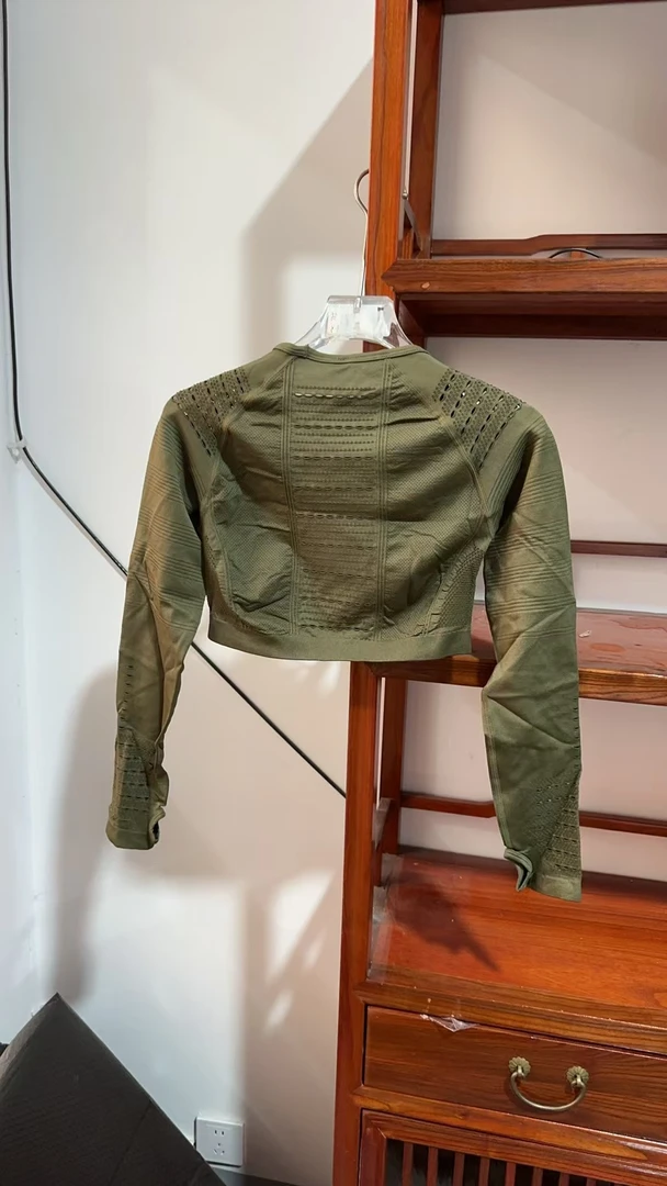 6255断色断码百搭运动瑜伽上衣