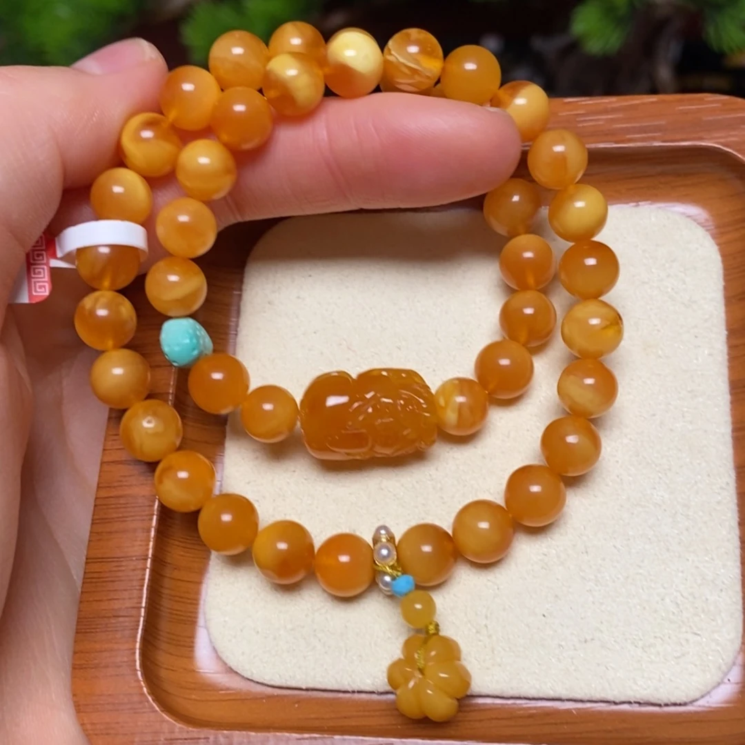 【闪购商品】手链蜜蜡未镶嵌手串