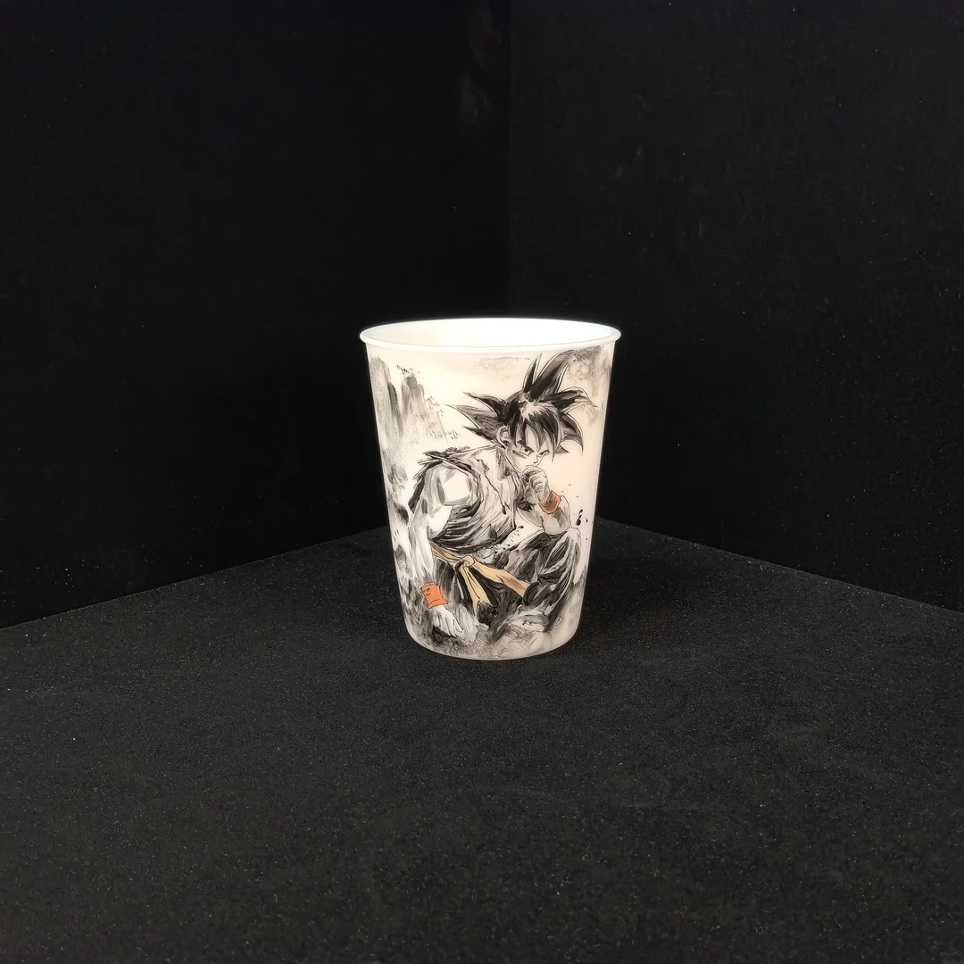 七龙珠悟空手绘可乐杯