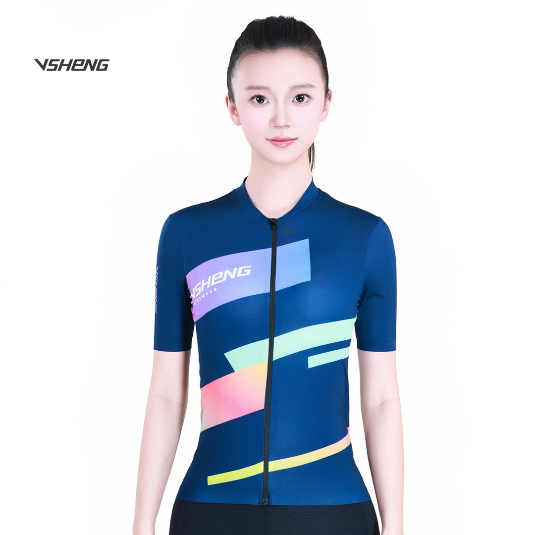 为胜「24款清仓-锋行男女款」春夏短袖薄款牛奶丝骑行服速干透气