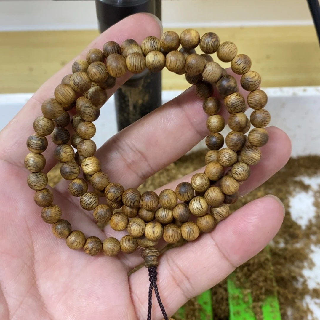 沉香碎屑沉香06多圈九分沉天然保真