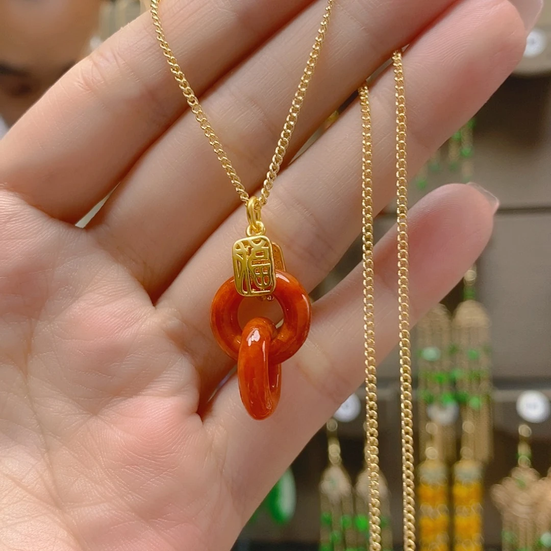 合金翡翠耳饰翡翠