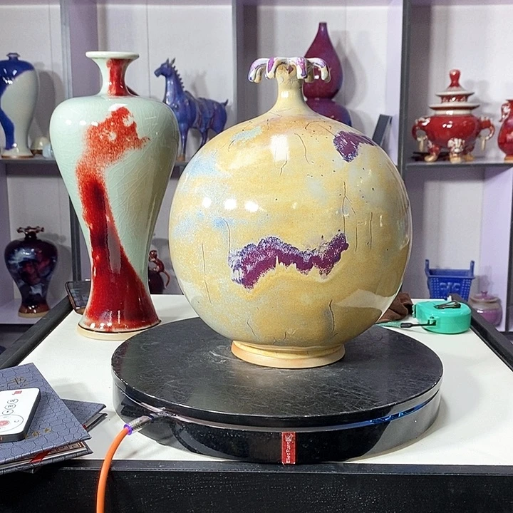 瓶中国神垕精品钧瓷