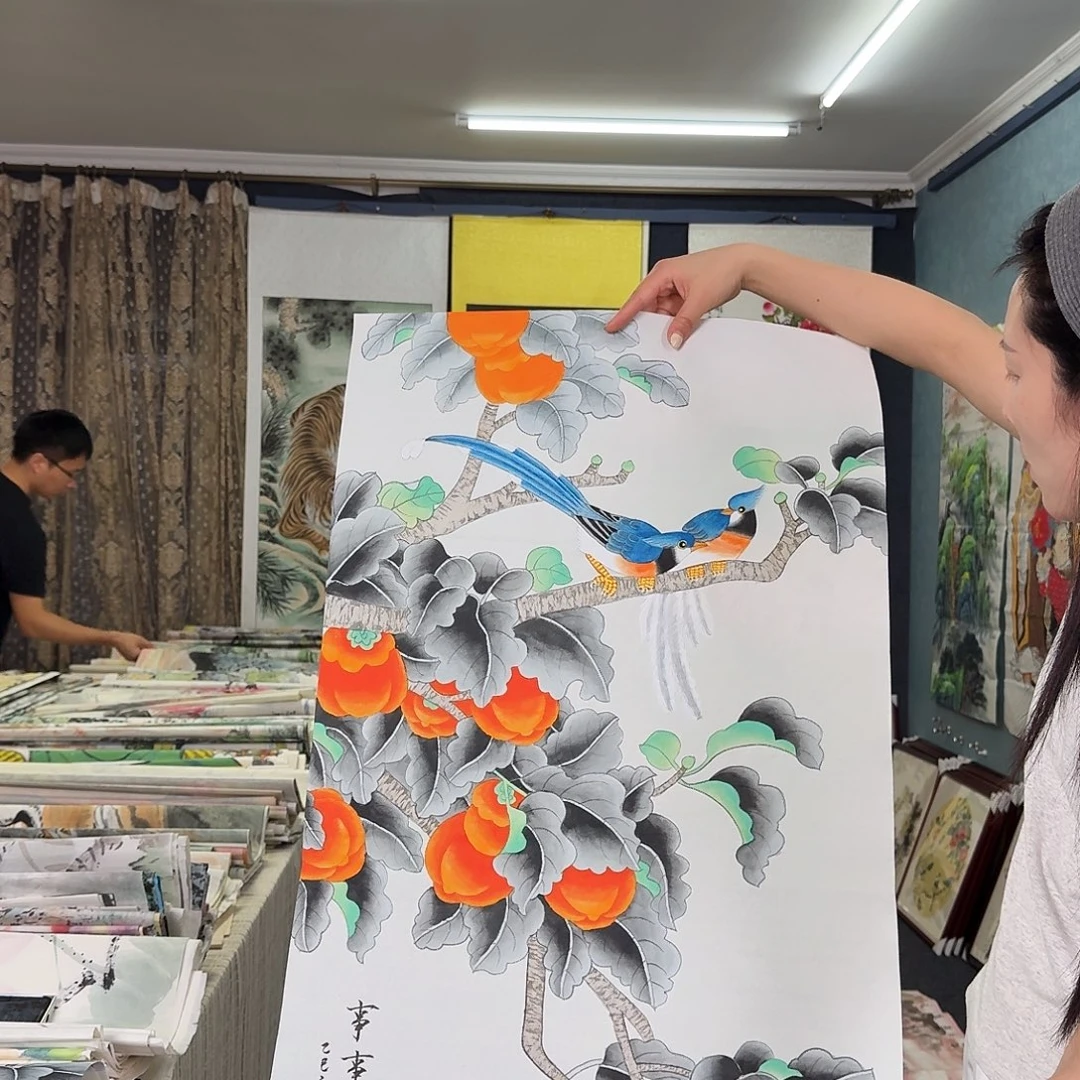 纯手绘年画好作品