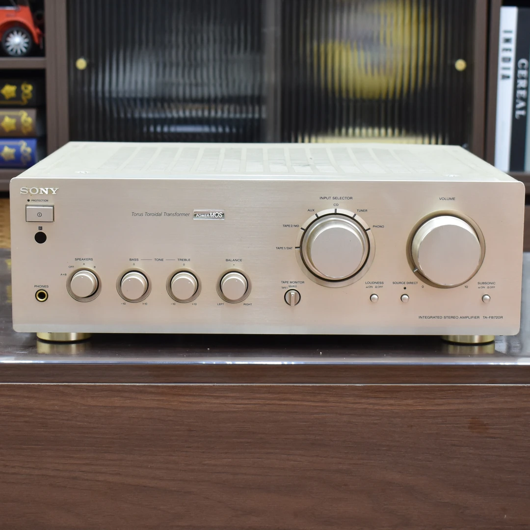 二手旗舰原装 索妮TA-FB720R HIFI经典金峰管合并功放