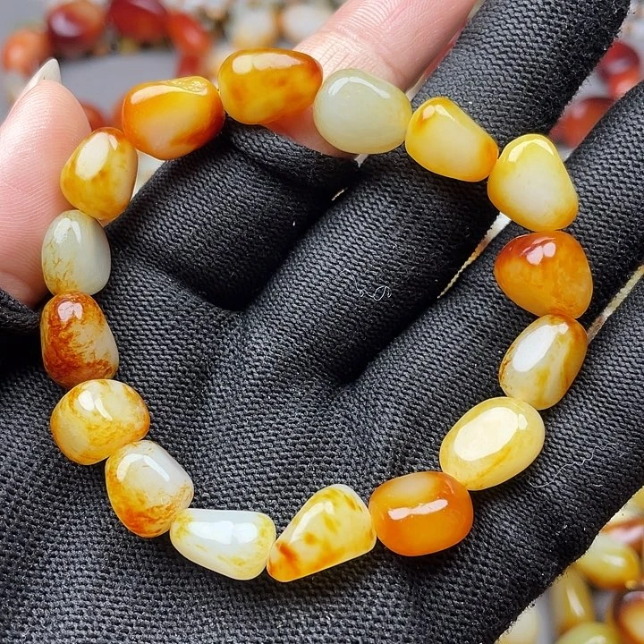 和田玉未镶嵌手链