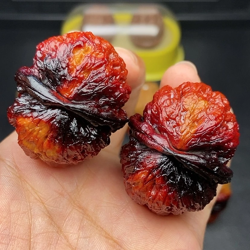 【闪购商品】文玩核桃把件40尺铁狮子头
